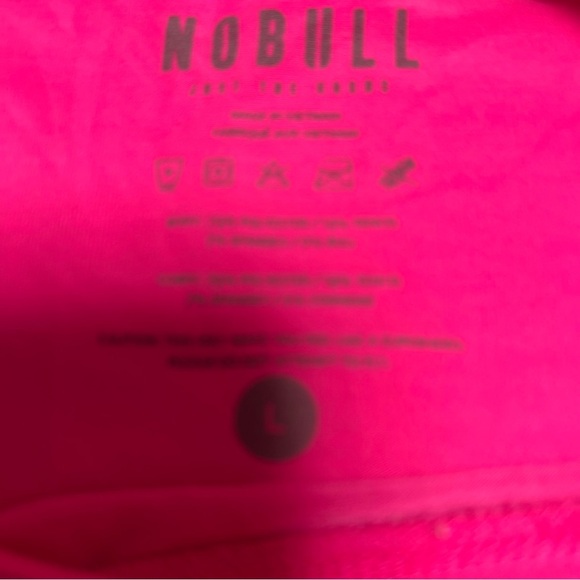 NOBULL Bright Pink Performance Tee - Picture 7 of 9